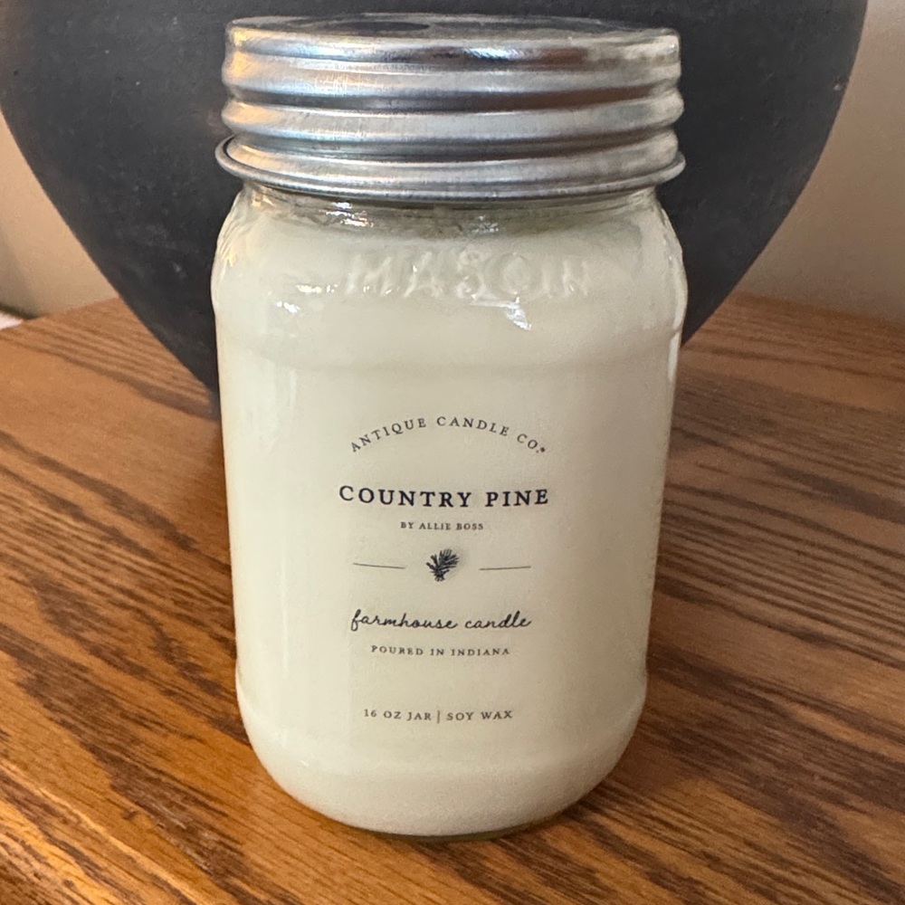 Antique Candle Co Country Pine 16oz Candle New!